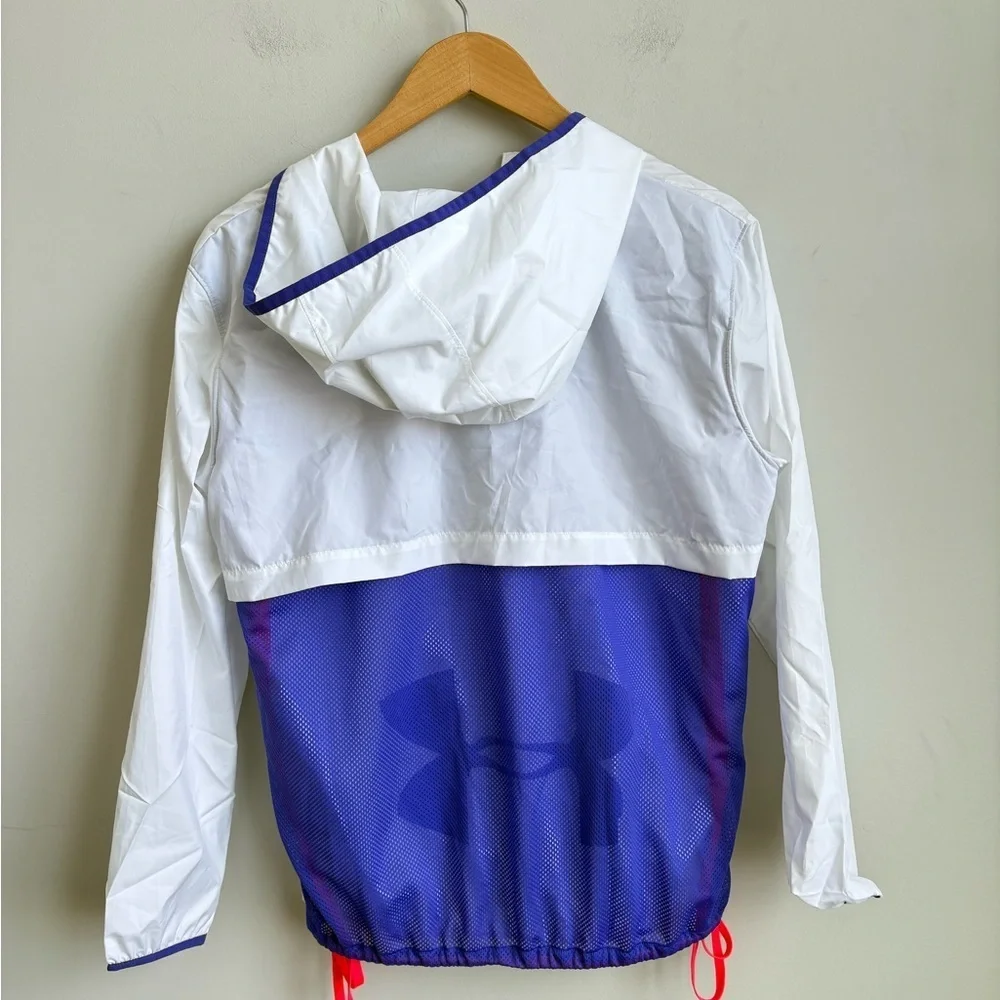 Girls Under Armour Jacket Sack Pack Full Zip Youth Athletic Sportswear YXL NWT